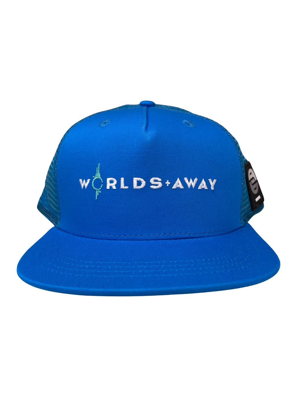 Worlds Away Trucker Hat Blue