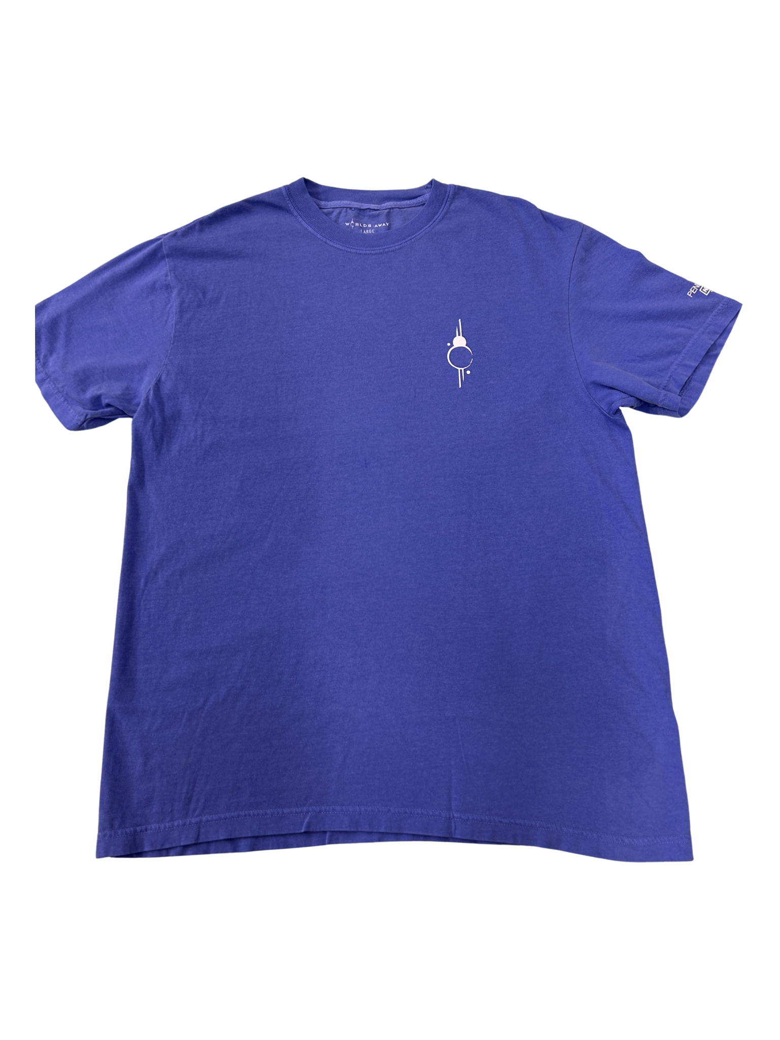 Worlds Away Logo Tee Blue