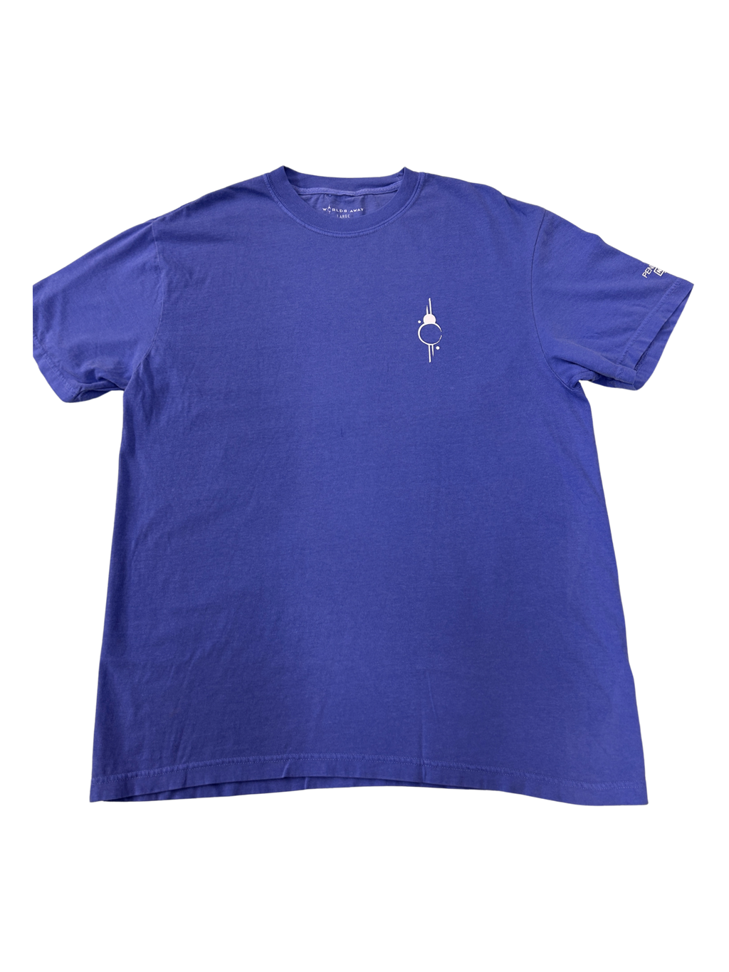 Worlds Away Logo Tee Blue