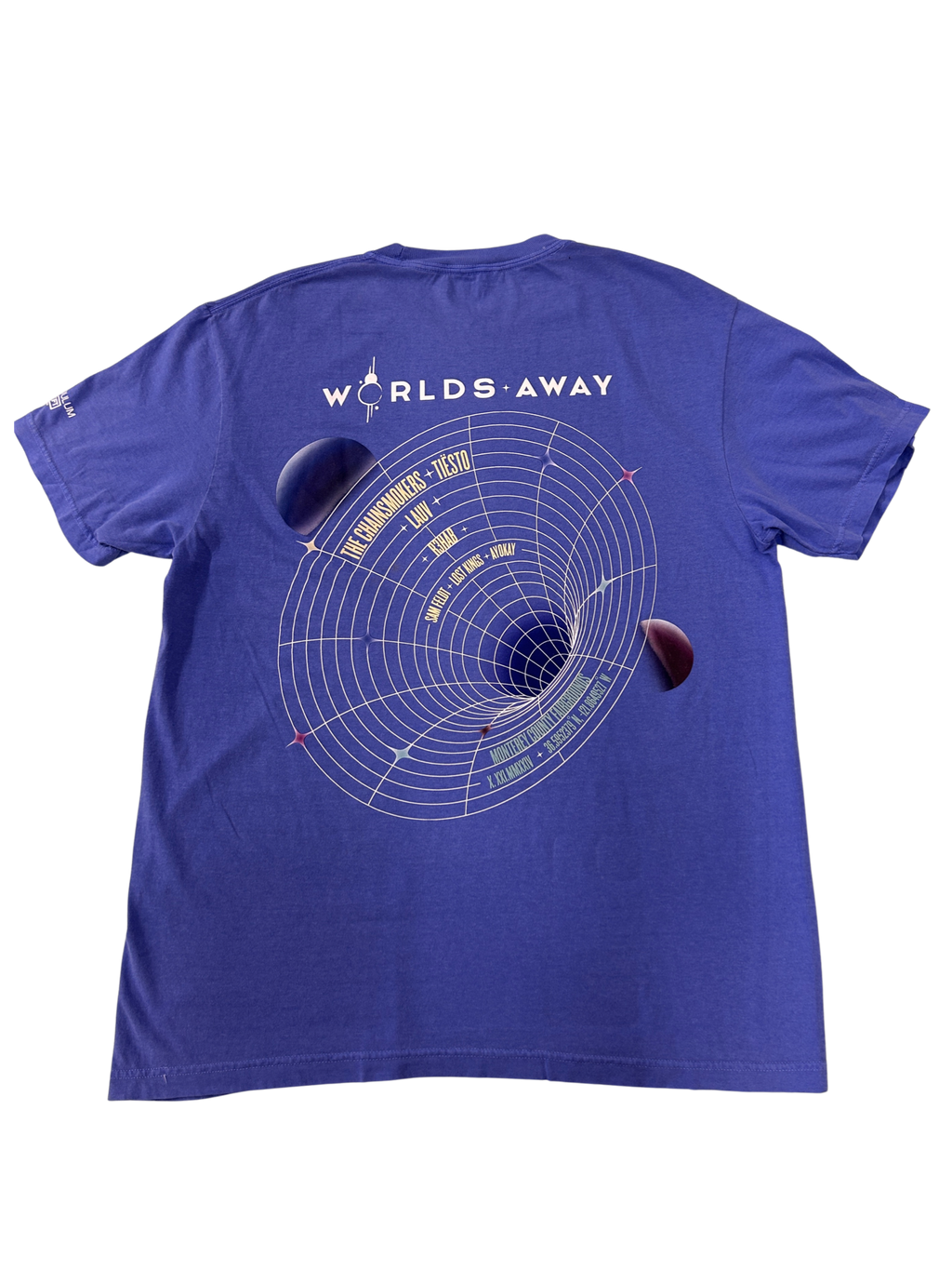 Worlds Away Logo Tee Blue