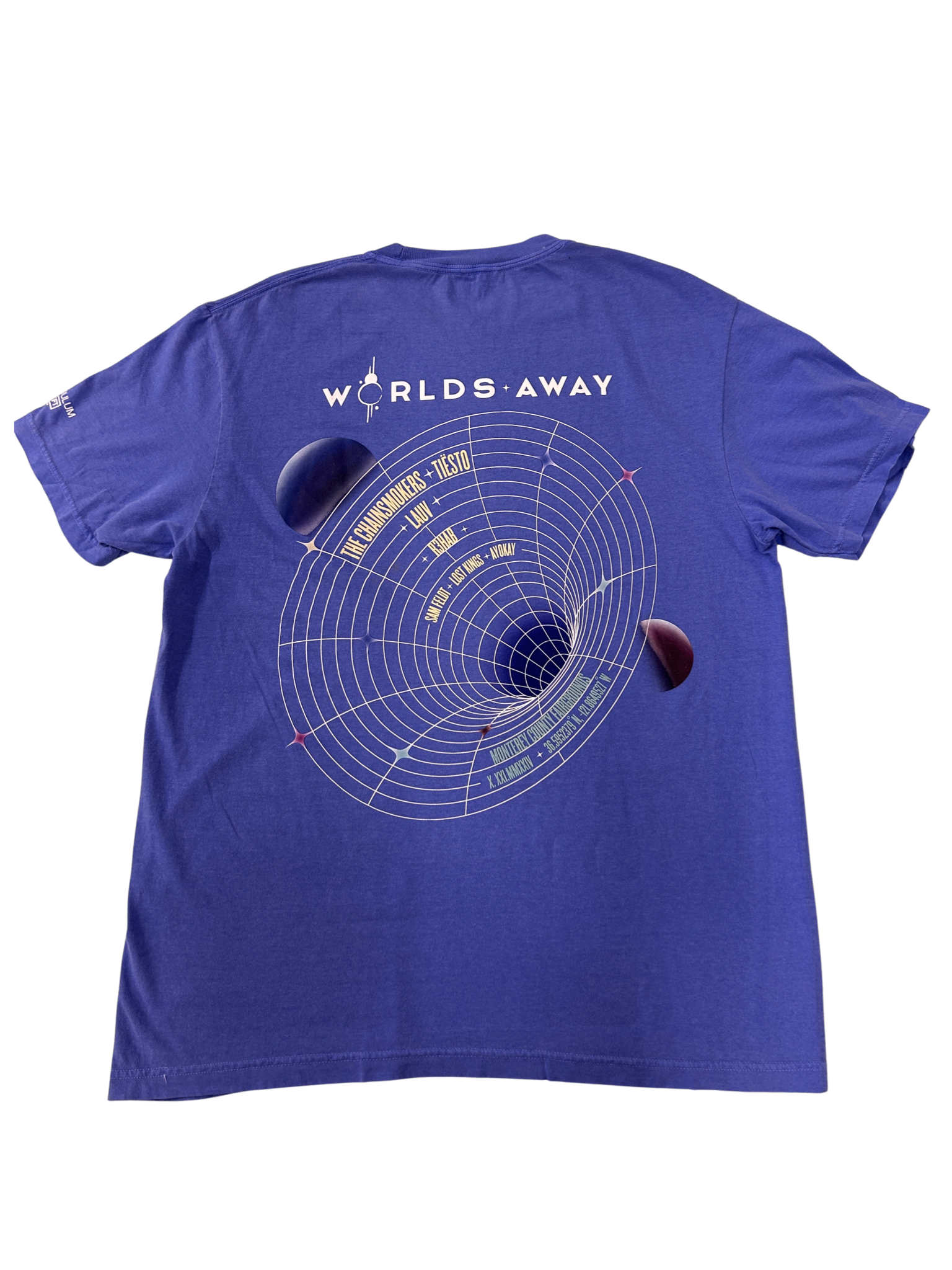 Worlds Away Logo Tee Blue