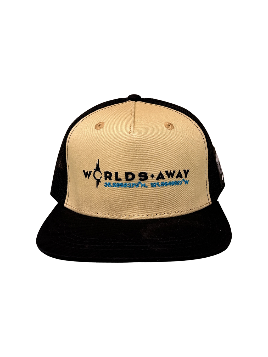 Worlds Away Trucker Hat Tan