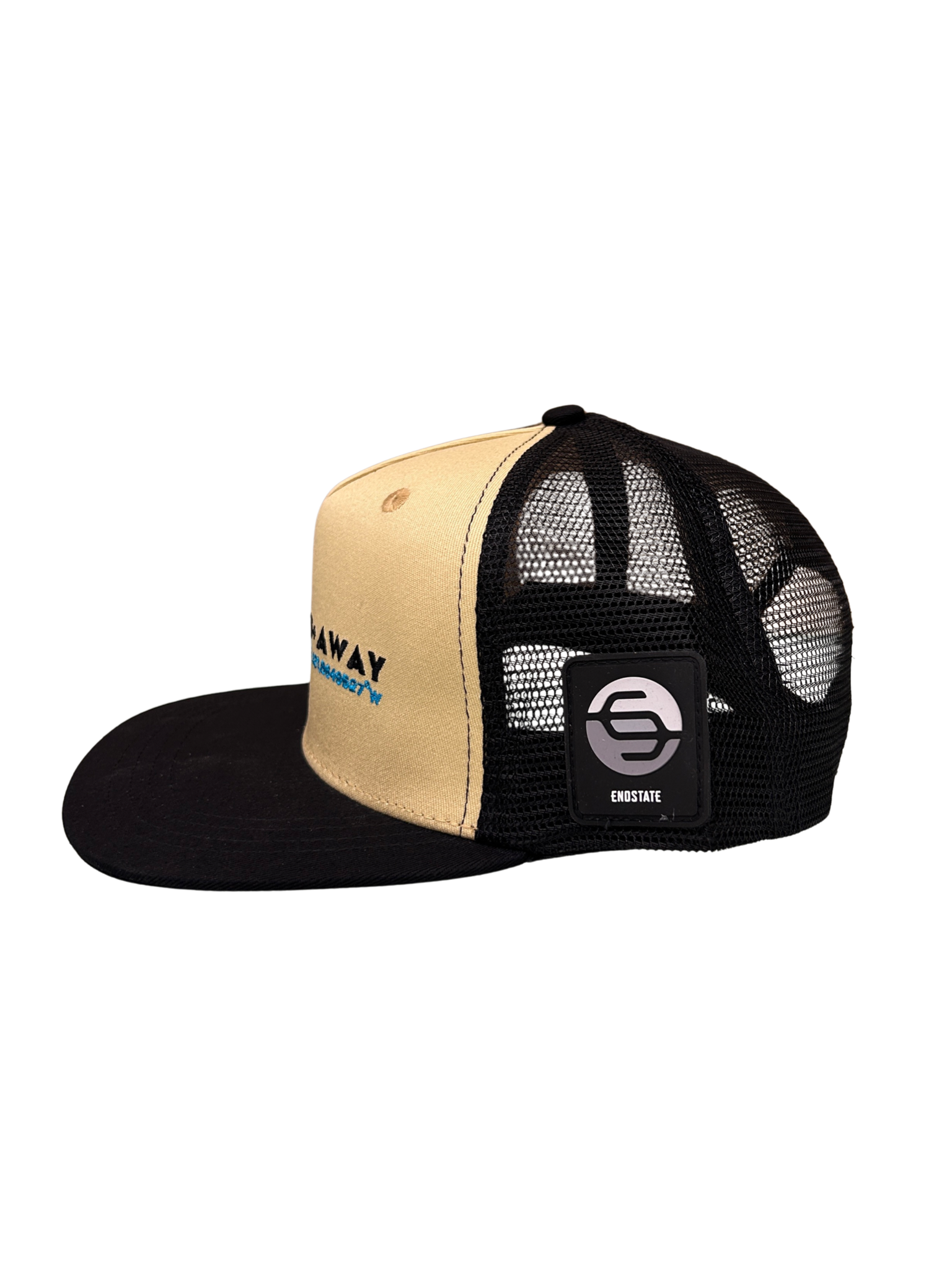 Worlds Away Trucker Hat Tan