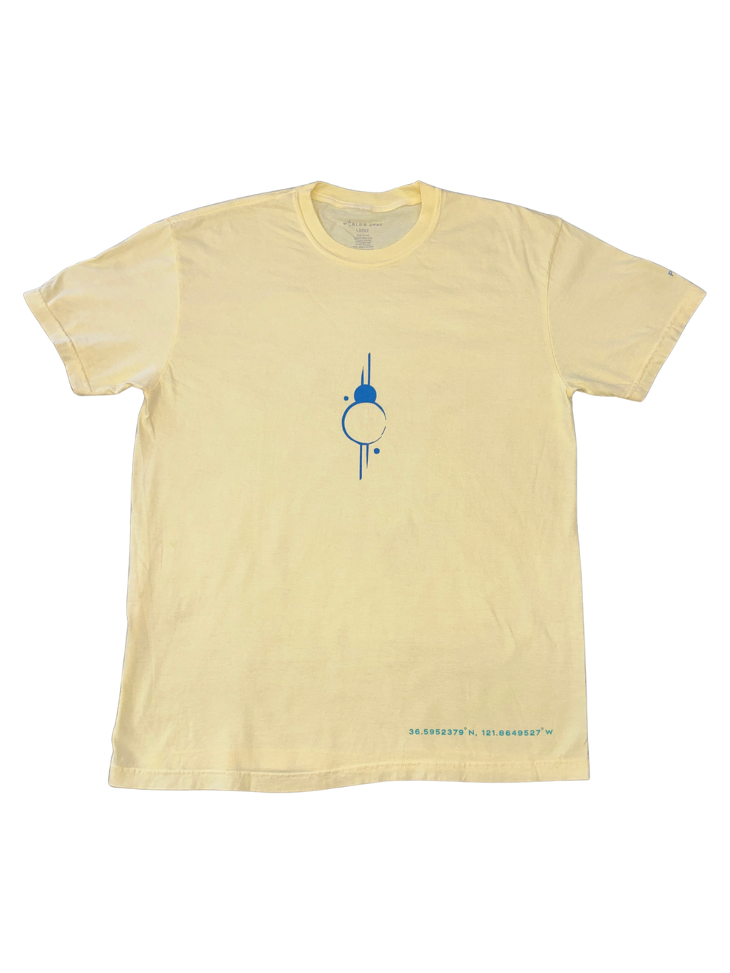 Worlds Away Tee Yellow