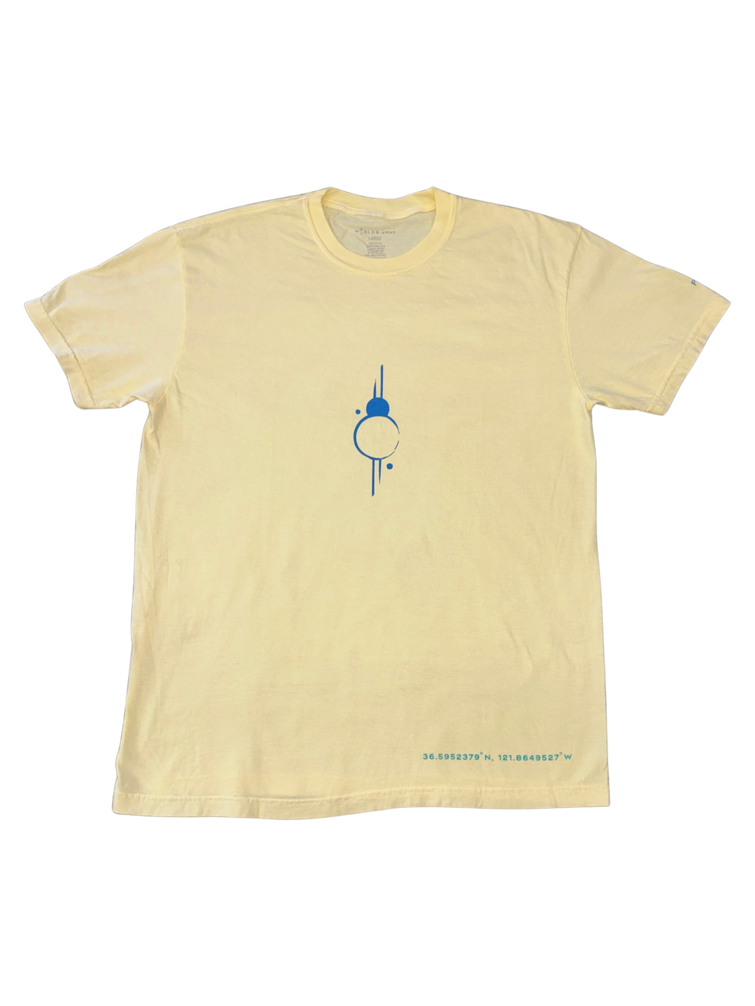 Worlds Away Tee Yellow